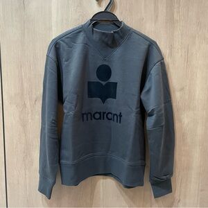 Isabel Marant Charcoal Sweatshirt with Logo